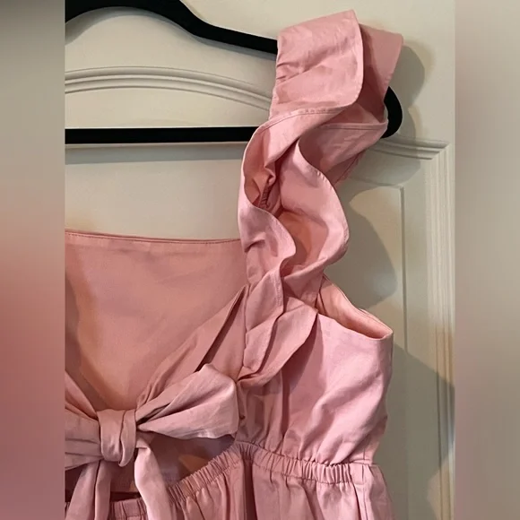 Lauren Conrad Vibrant Summer Dress, Pink Shades. Cotton & spandex blend SZ L - Picture 14 of 16